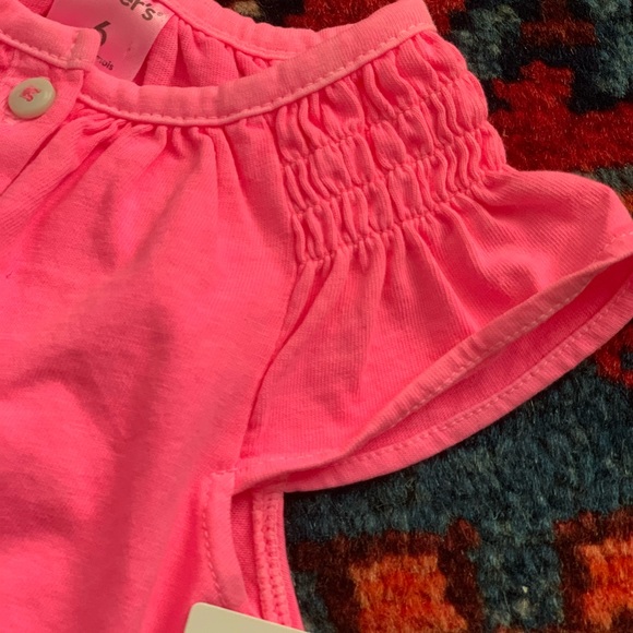 Carter’s Cap Sleeve Pink Top - Picture 4 of 7